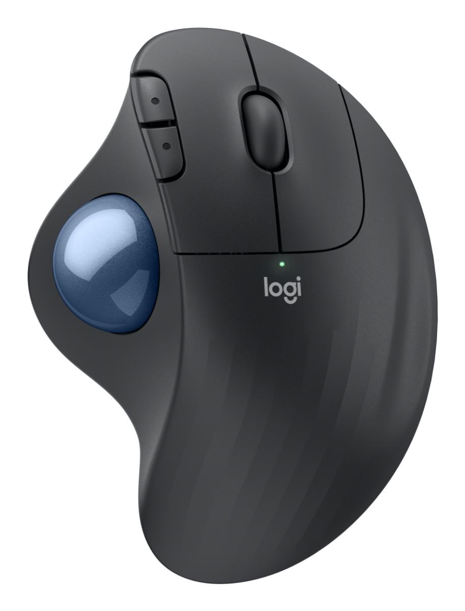 LOGITECH Ergo M575s Wireless Trackball - Graphite+blue Ball