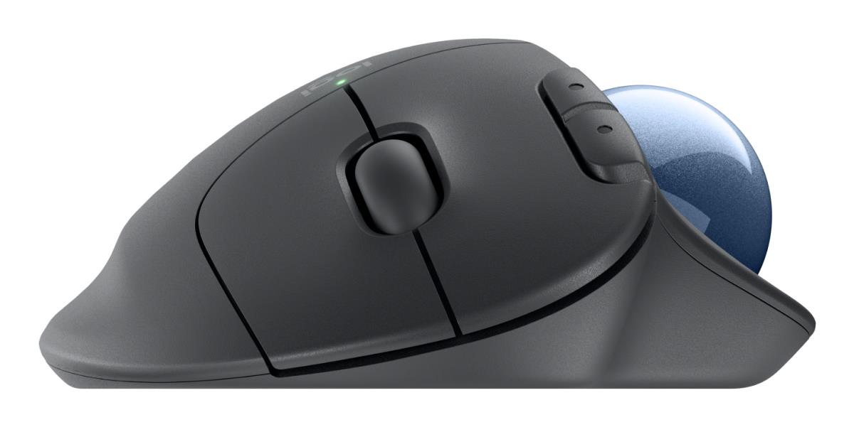 LOGITECH Ergo M575s Wireless Trackball - Graphite+blue Ball