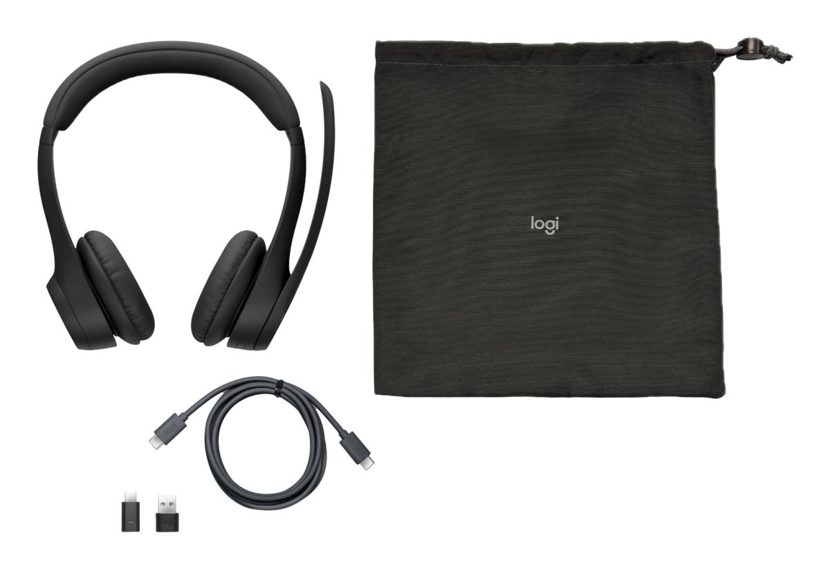 LOGITECH Wireless Headphone - Zone 305 - Midnight Black