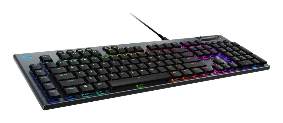 LOGITECH G915 X USB-A Wired Low Profile Gaming Keyboard Tactile Black Qwerty UK