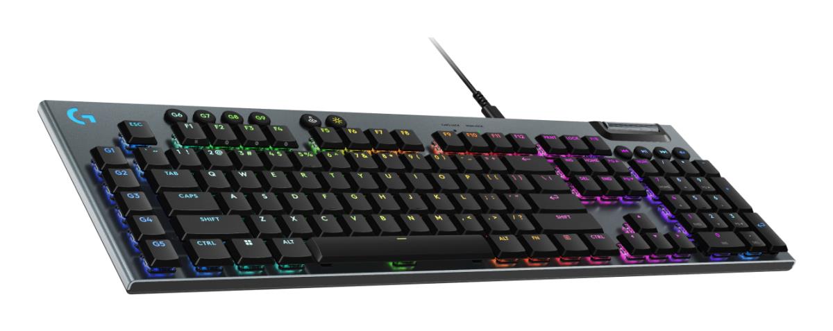 LOGITECH G915 X USB-A Wired Low Profile Gaming Keyboard Tactile Black Qwerty UK