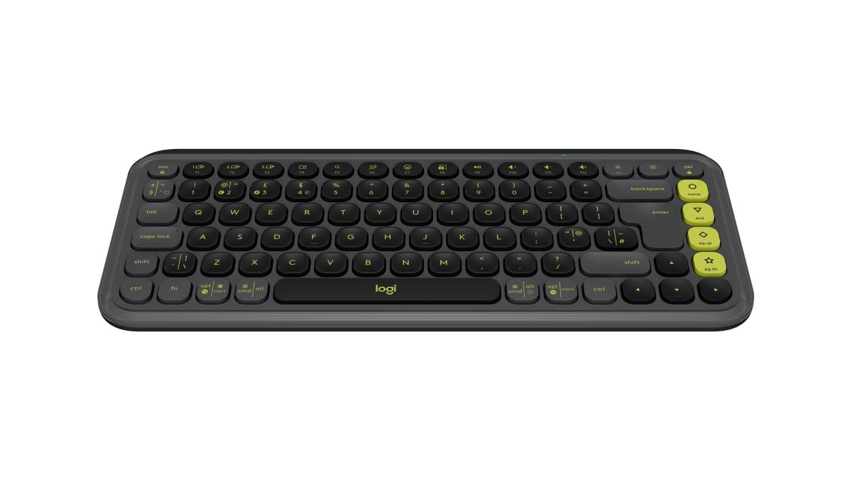 LOGITECH Wireless Combo - Pop Icon - Graphite & Green Qwerty UK
