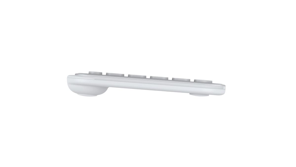 LOGITECH Wireless Keyboard - Pop Icon Keys Raw White And Orange Qwerty Uk