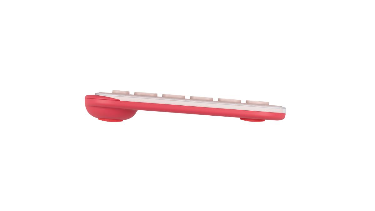 LOGITECH Wireless Keyboard - Pop Icon Keys - Rose & Off White English Qwerty Uk