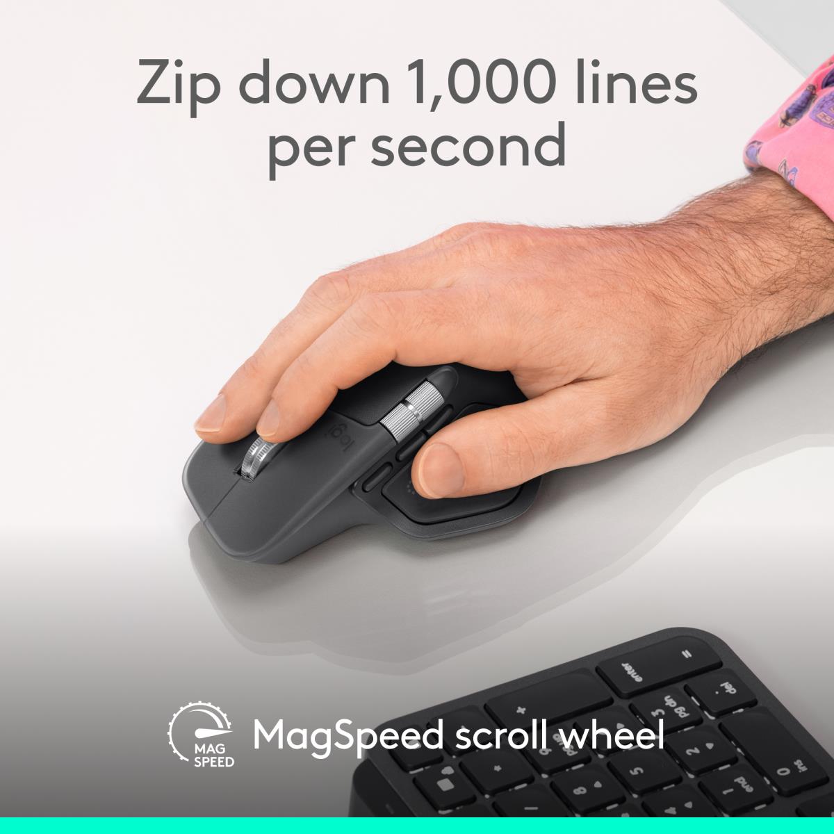 LOGITECH MX Master 4 for Business - Wireless Mouse - Graphite