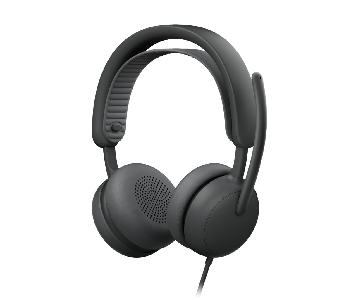 LOGITECH Zone Wired 2 for Business - USB-c / USB-a - Headset - Graphite Teams version