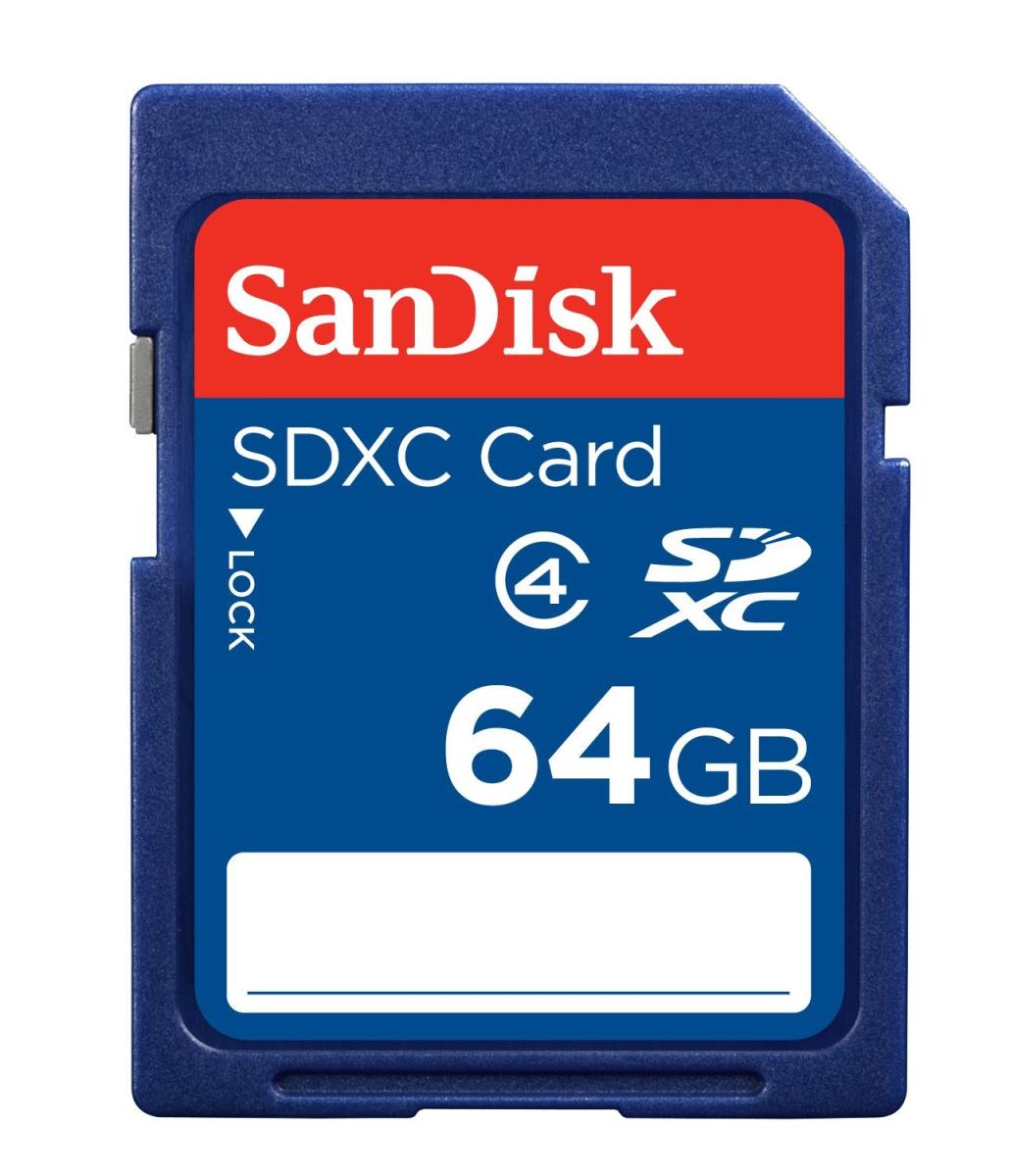 WESTERN DIGITAL SanDisk Sdxc Card Class4 64GB