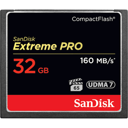 WESTERN DIGITAL SanDisk Extreme Pro Compact Flash 160mb/s 32GB