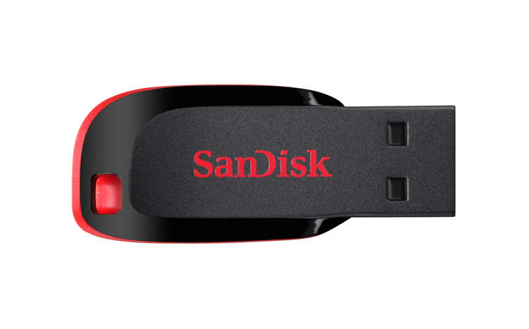 WESTERN DIGITAL SanDisk Cruzer Blade - 128GB USB Stick - USB 2.0