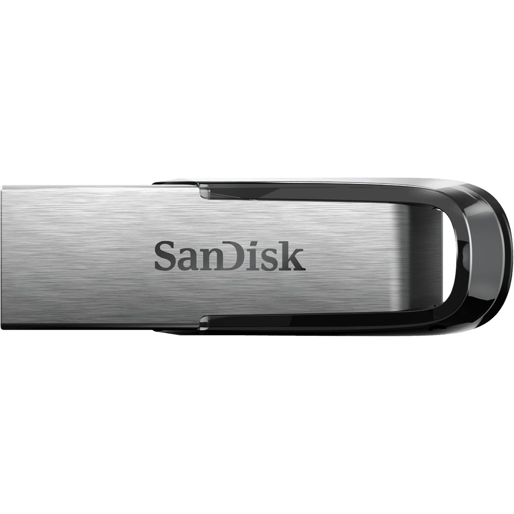 WESTERN DIGITAL SanDisk Ultra Flair - 128GB USB Stick - USB 3.0 - Black / Silver