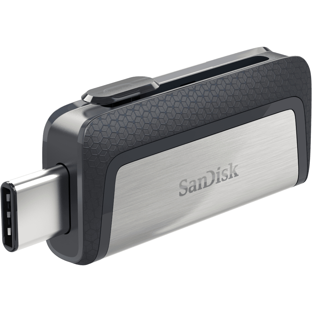 WESTERN DIGITAL SanDisk ULTRA DUAL DRIVE - 64GB USB Stick - USB TYPE-C / USB 3.1 - Black / Silver