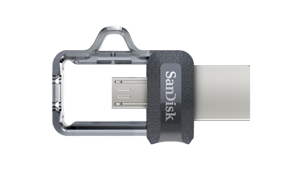 WESTERN DIGITAL SanDisk ULTRA DUAL DRIVE M3.0 - 32GB USB Stick - micro-USB / USB 3.0