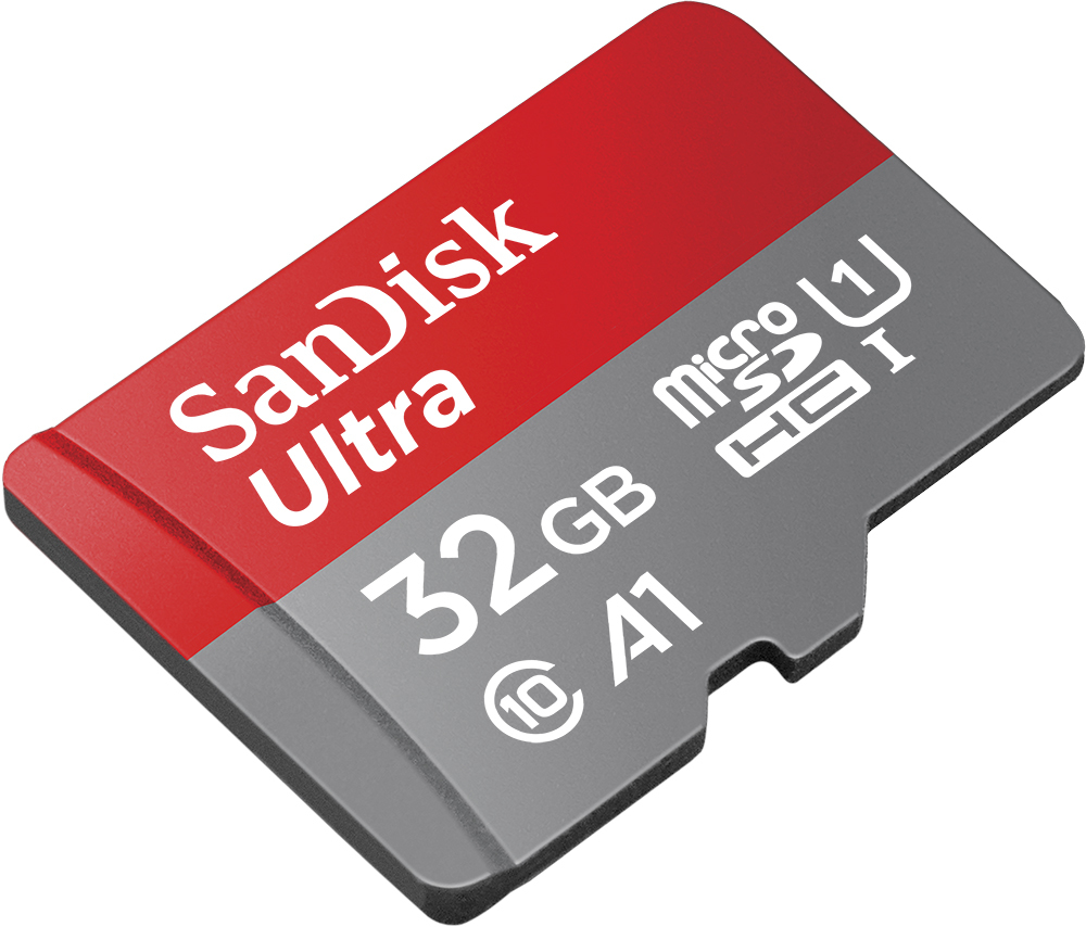 WESTERN DIGITAL SanDisk 32GB Ultra micro SDHC + SD Adapter 120MB/S A1 CLASS 10 UHS-I