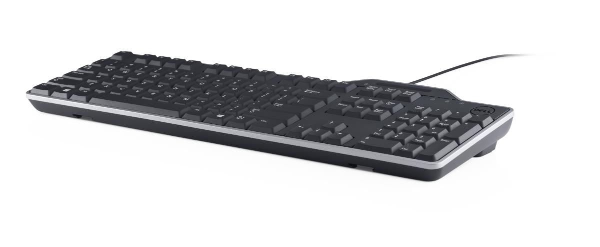 DELL Smartcard Reader - Kb813 - USB Keyboard - Black - Qwerty Us Intl