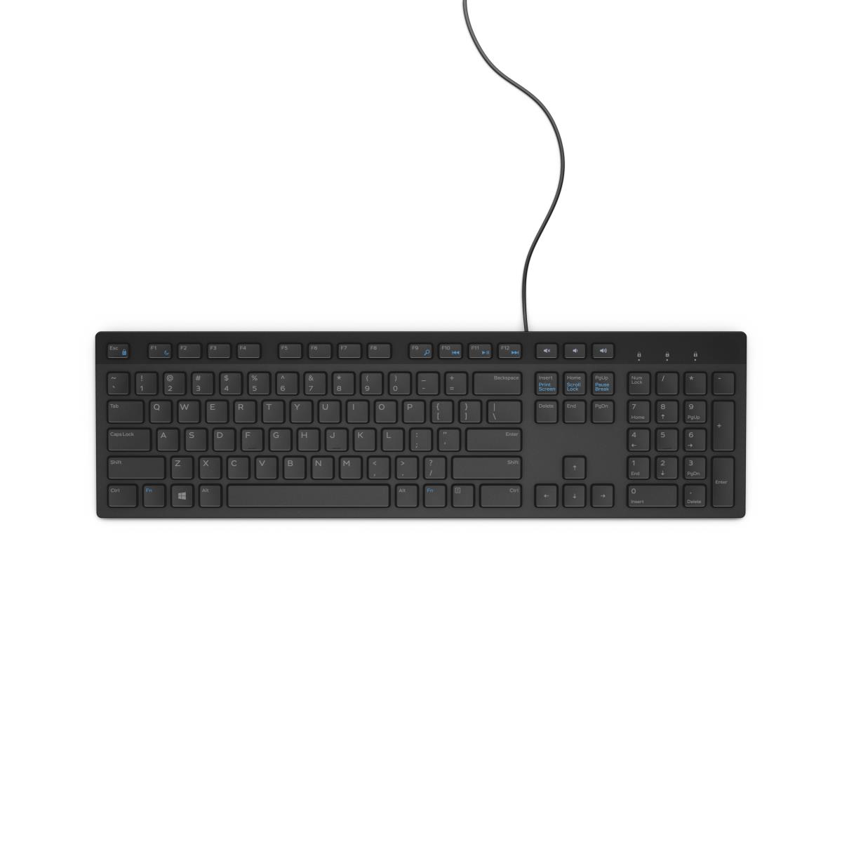DELL Multimedia Keyboard-kb216 - Black - Qwerty Us/int'l
