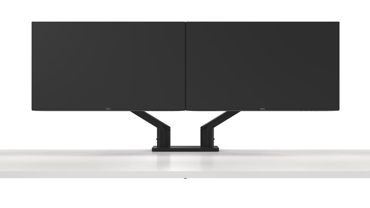 DELL Monitor Arm - Dual - Desktop - Mda20 - Black