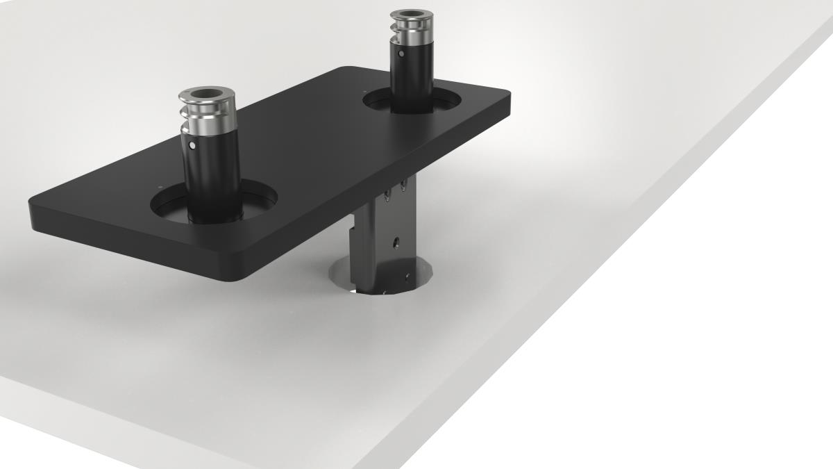 DELL Monitor Arm - Dual - Desktop - Mda20 - Black