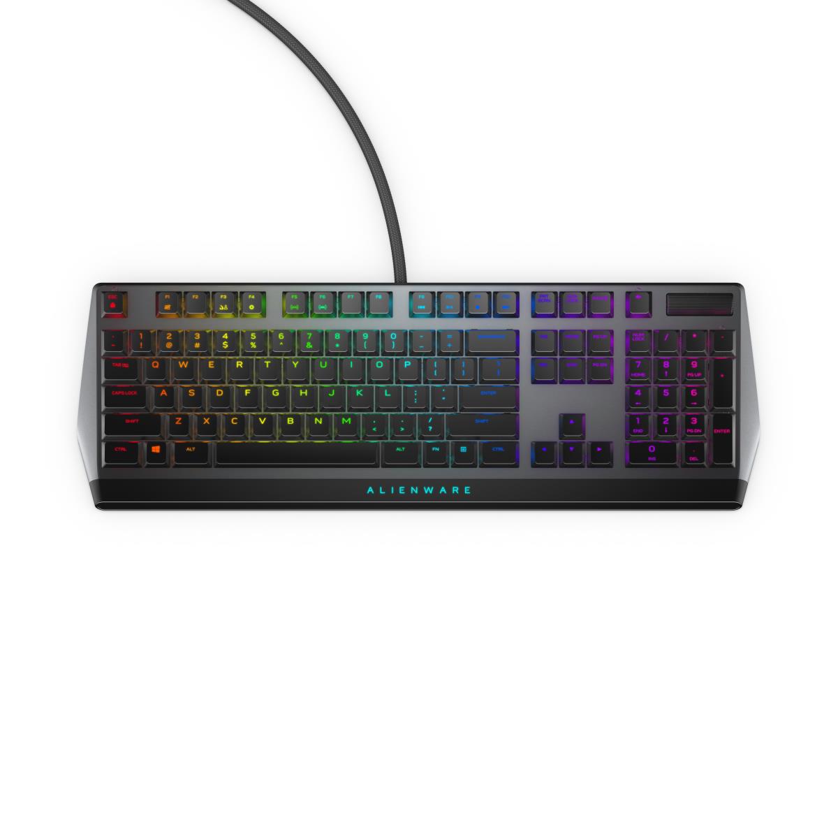 DELL Gaming Keyboard - Aw510k - Alienware 510k Low-profile RGB Mechanical - (dark Side Of The Moon)