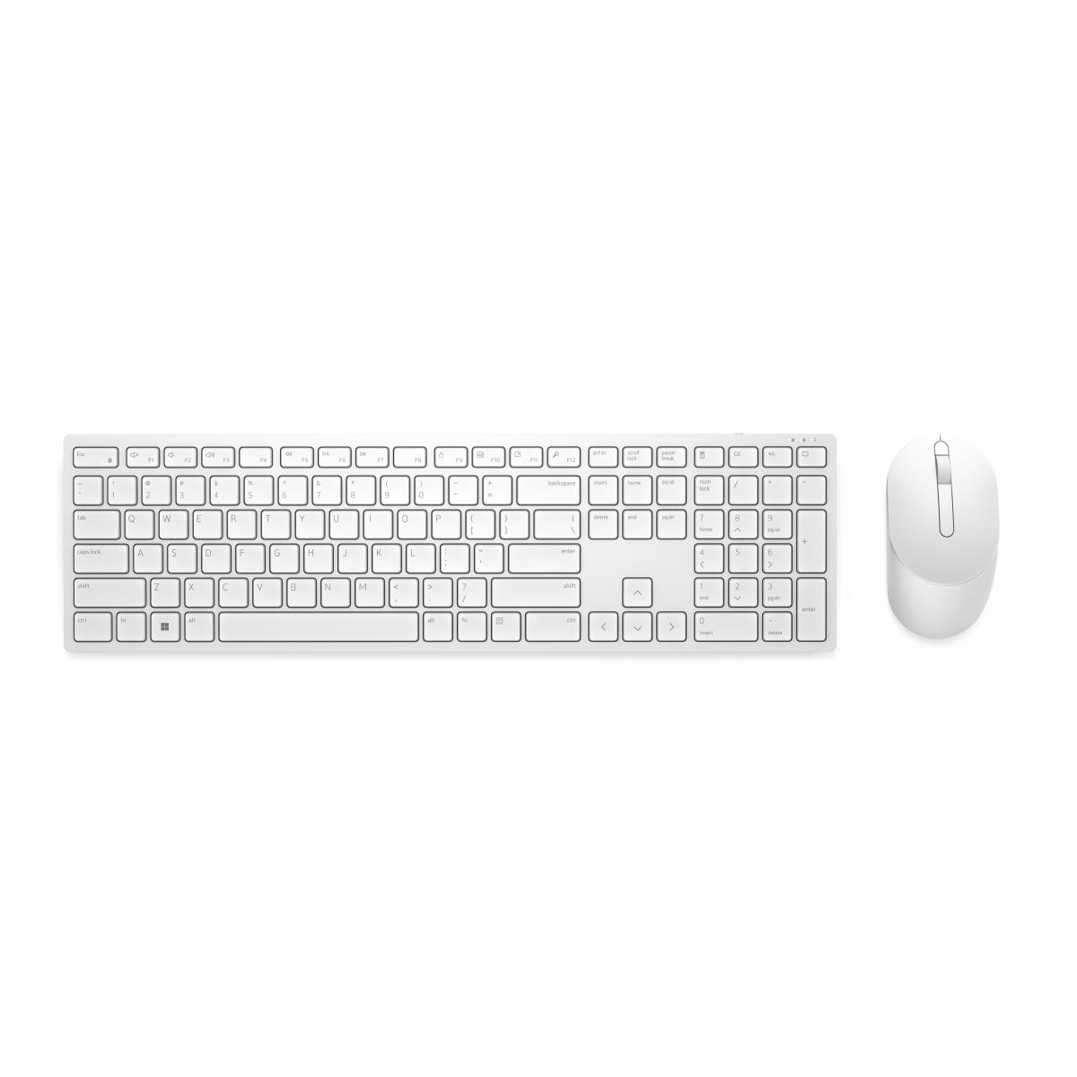 DELL Km5221w Pro Wireless Keyboard & Mouse - White - Qwerty Uk