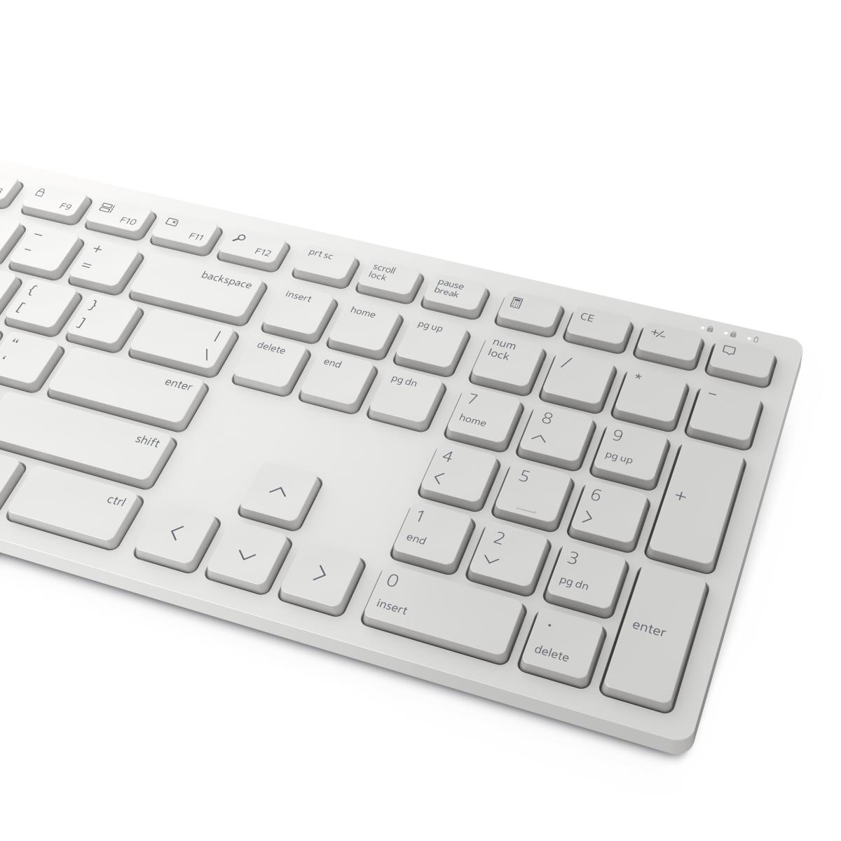 DELL Km5221w Pro Wireless Keyboard & Mouse - White - Qwerty Uk