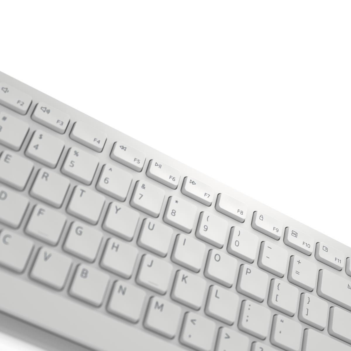 DELL Km5221w Pro Wireless Keyboard & Mouse - White - Qwerty Uk