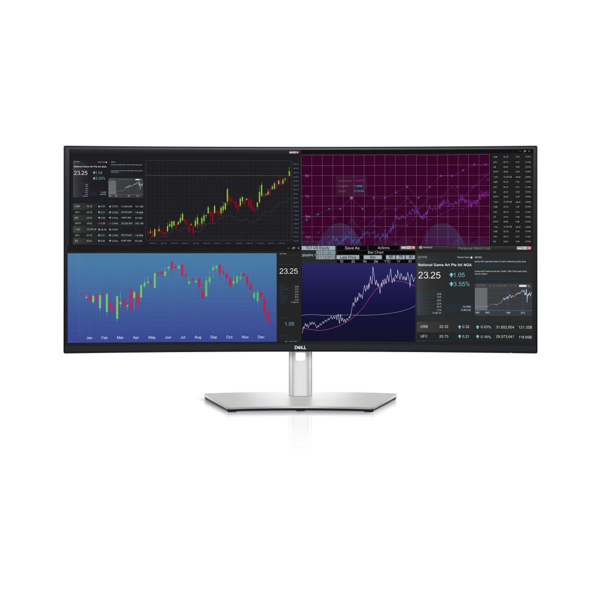 DELL Desktop Ultra  Sharp Curved Monitor - U3824dw - 38in - 3840x1600 Wqhd+ - Desktop USB-c