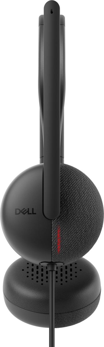 DELL Headset - Wh3024 - On-ear Wired - USB-c Zoom Certified Certified For Teams - Black