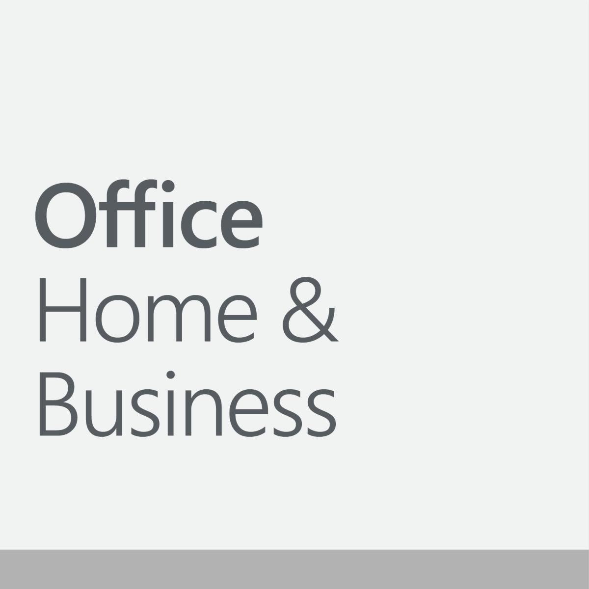 MICROSOFT Office Home And Business 2024 - 1 User - Win - English