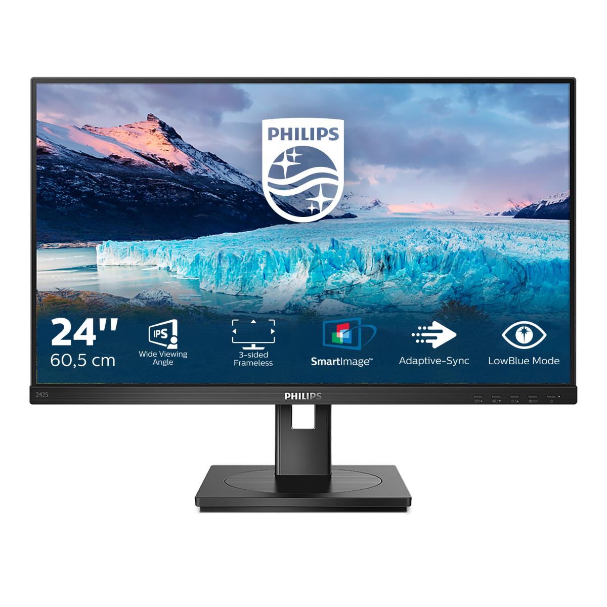 PHILIPS Desktop Monitor - 242S1AE - 24in - 1920 x 1080 - Full Hd