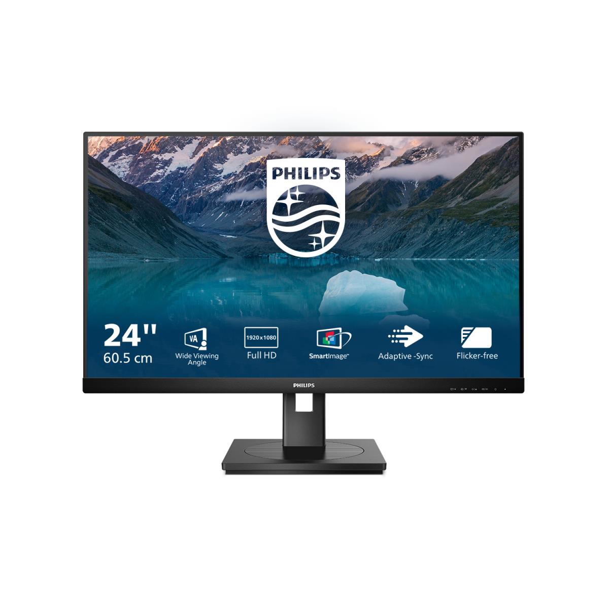 PHILIPS Desktop Monitor - 242s9jml - 24in - 1920 X 1080 - Full Hd S Line