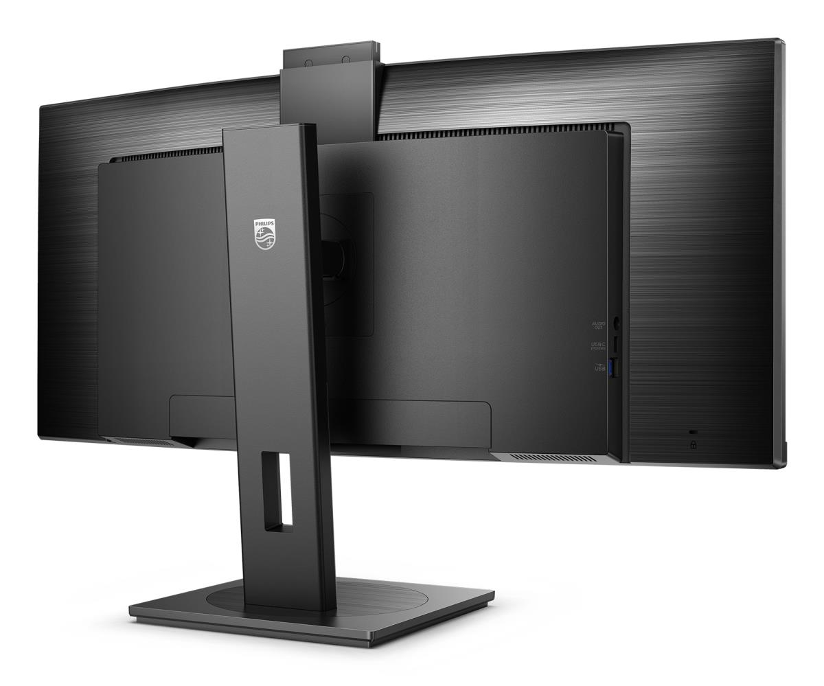 PHILIPS Desktop USB-c Curved Monitor - 34b1u5600ch - 34in - 3440x1440 - With Built-in Webcam