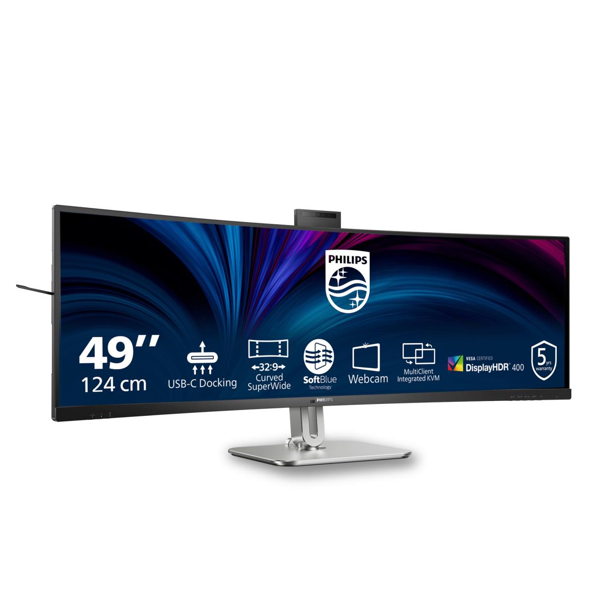 PHILIPS Curved USB-c Monitor - 49b2u6900ch - 49in - 5120 X 1440 - 32:9 Superwide Curved