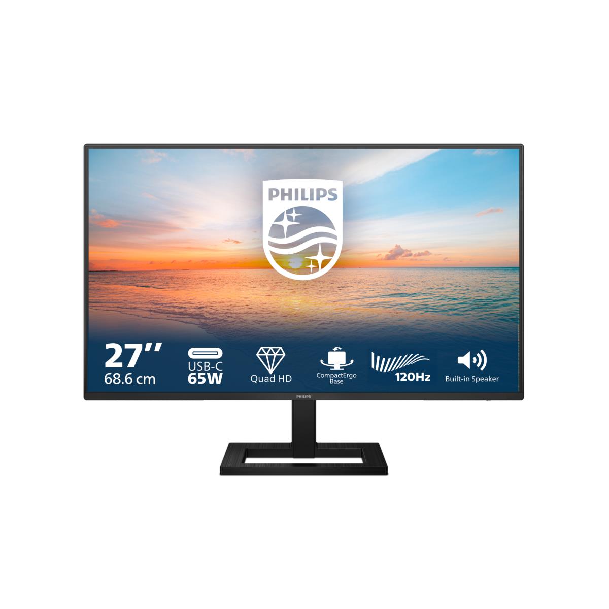 PHILIPS Desktop USB-c Monitor - 27e1n1600ae - 27in - 2560 X 1440