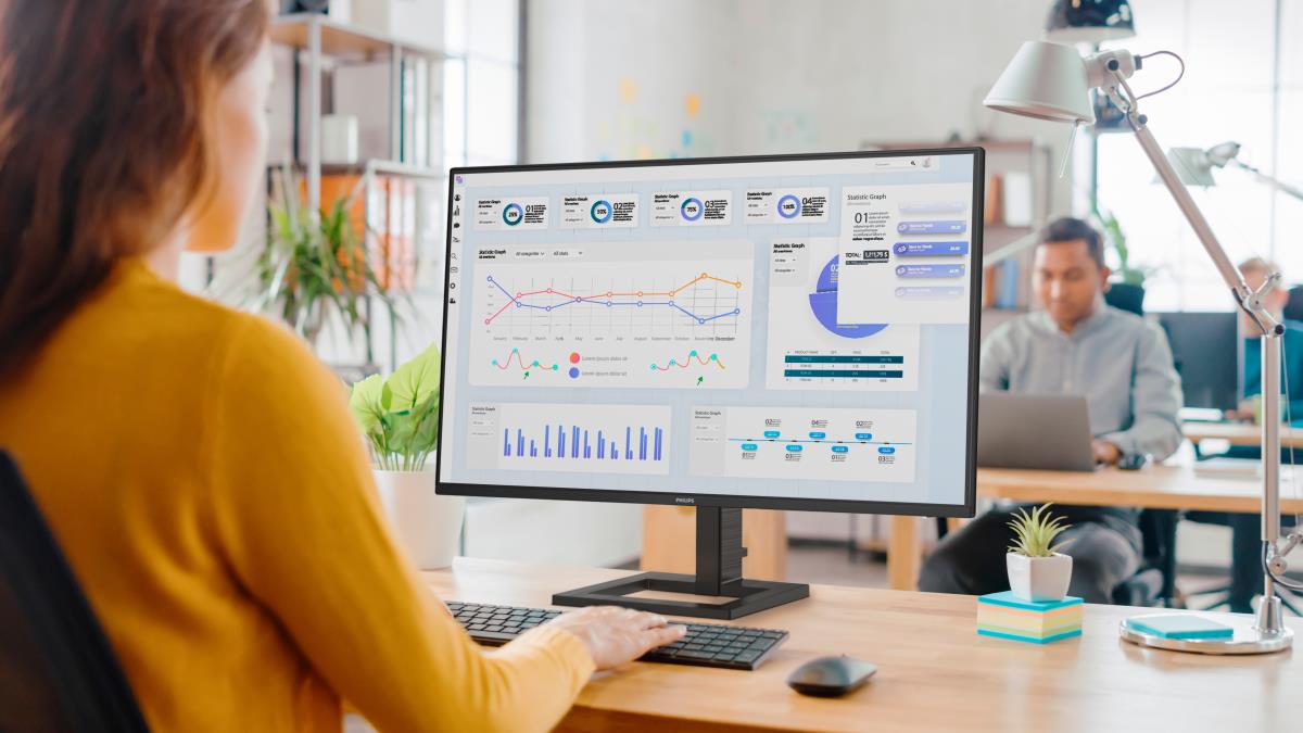PHILIPS Desktop USB-c Monitor - 27e1n1900ae - 27in - 3840 X 2160 1000 Series