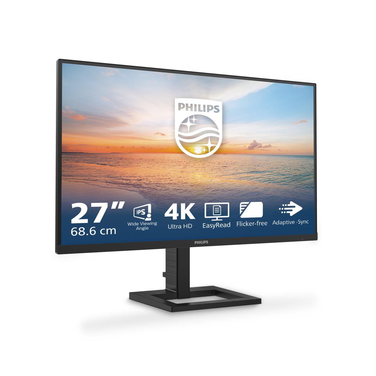 PHILIPS Desktop USB-c Monitor - 27e1n1900ae - 27in - 3840 X 2160 1000 Series