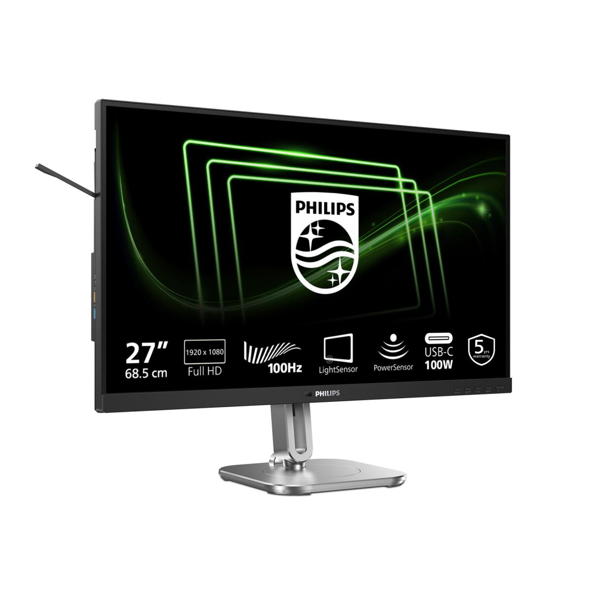 PHILIPS Desktop Monitor - 27b2g5500 - 27in - IPS Qhd Powersensor / Lightsensor
