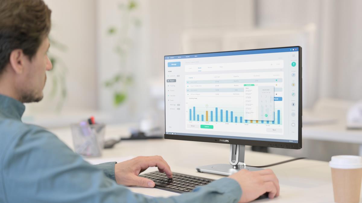 PHILIPS Desktop Monitor - 24b2g5200 - 24in - 1920x1080 - Full Hd