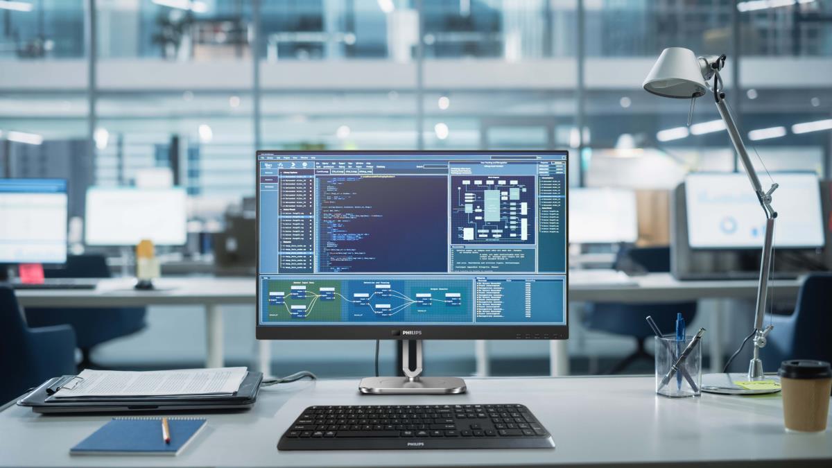 PHILIPS Desktop USB-c Monitor - 27b2u6903 - 27in - Draft With Pop-up Webcam