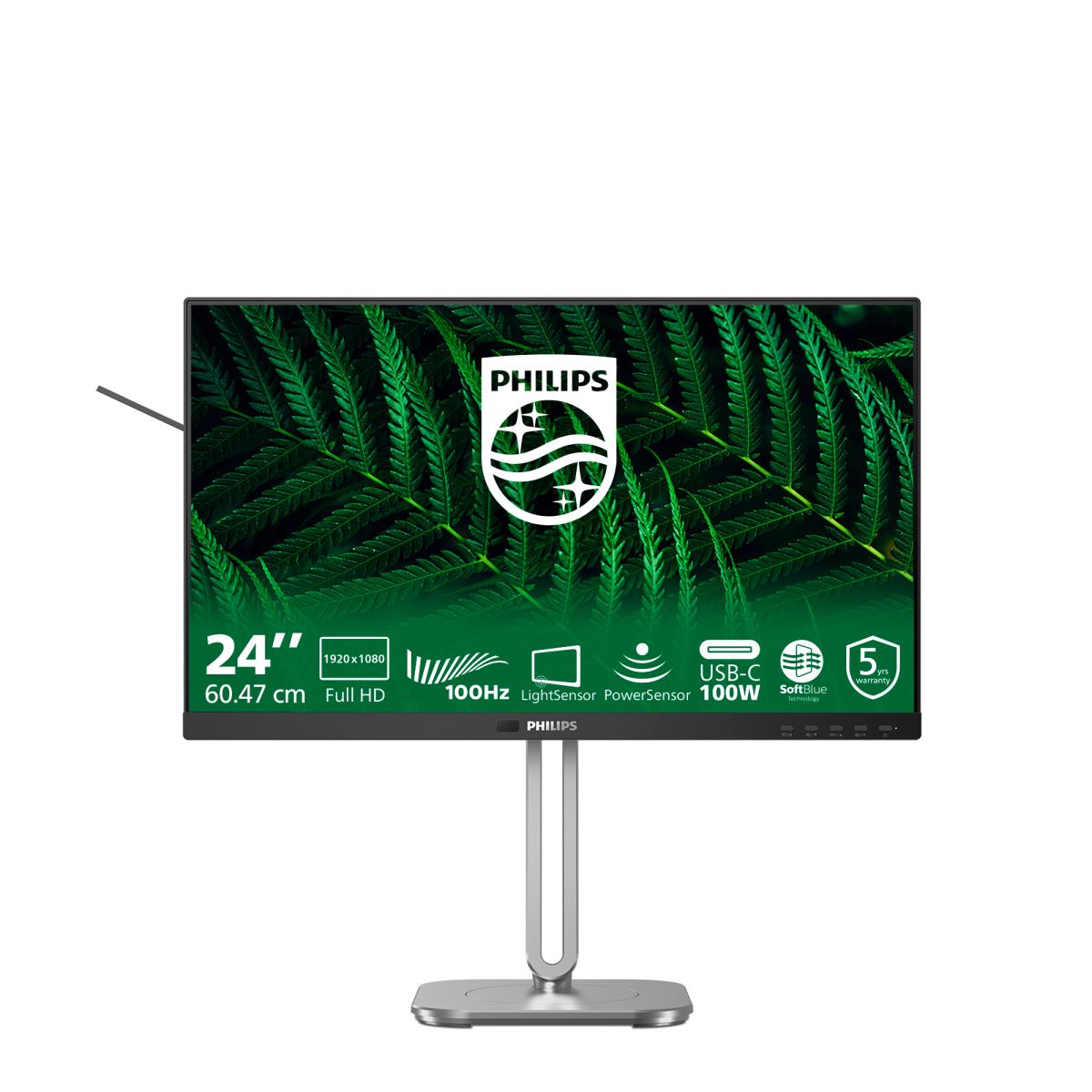 PHILIPS Desktop USB-c Monitor - 24b2g5301 - 24in - 1920x1080 - Full Hd 5000 Series