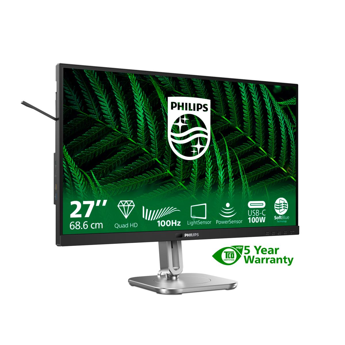 PHILIPS Desktop USB-c Monitor - 27b2g5601 - 27in - IPS Qhd Powersensor