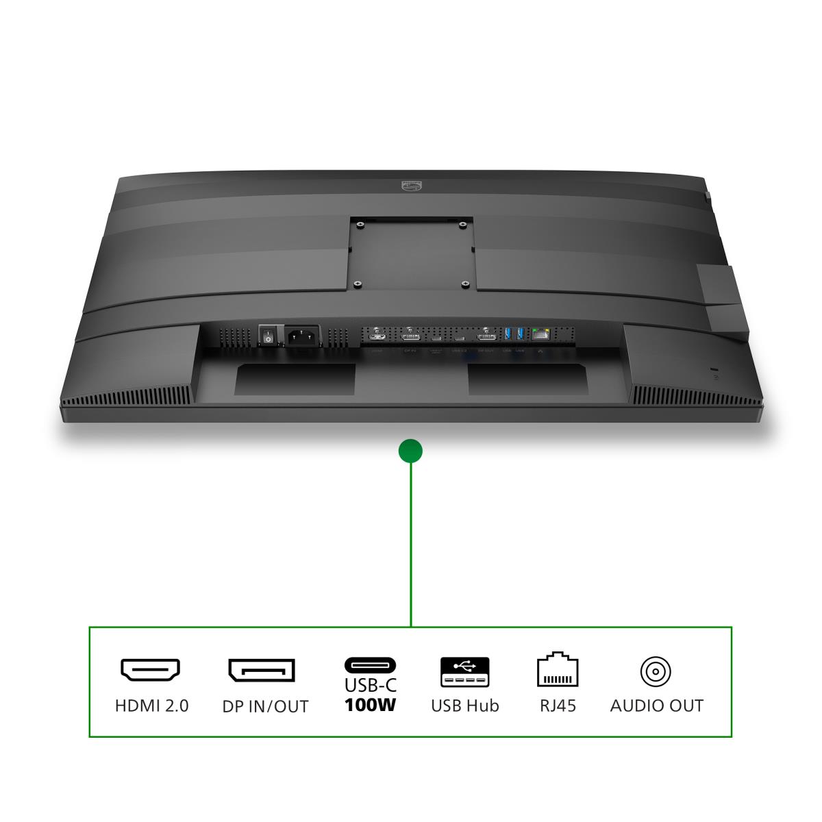 PHILIPS Desktop USB-c Monitor - 27b2g5601 - 27in - IPS Qhd Powersensor