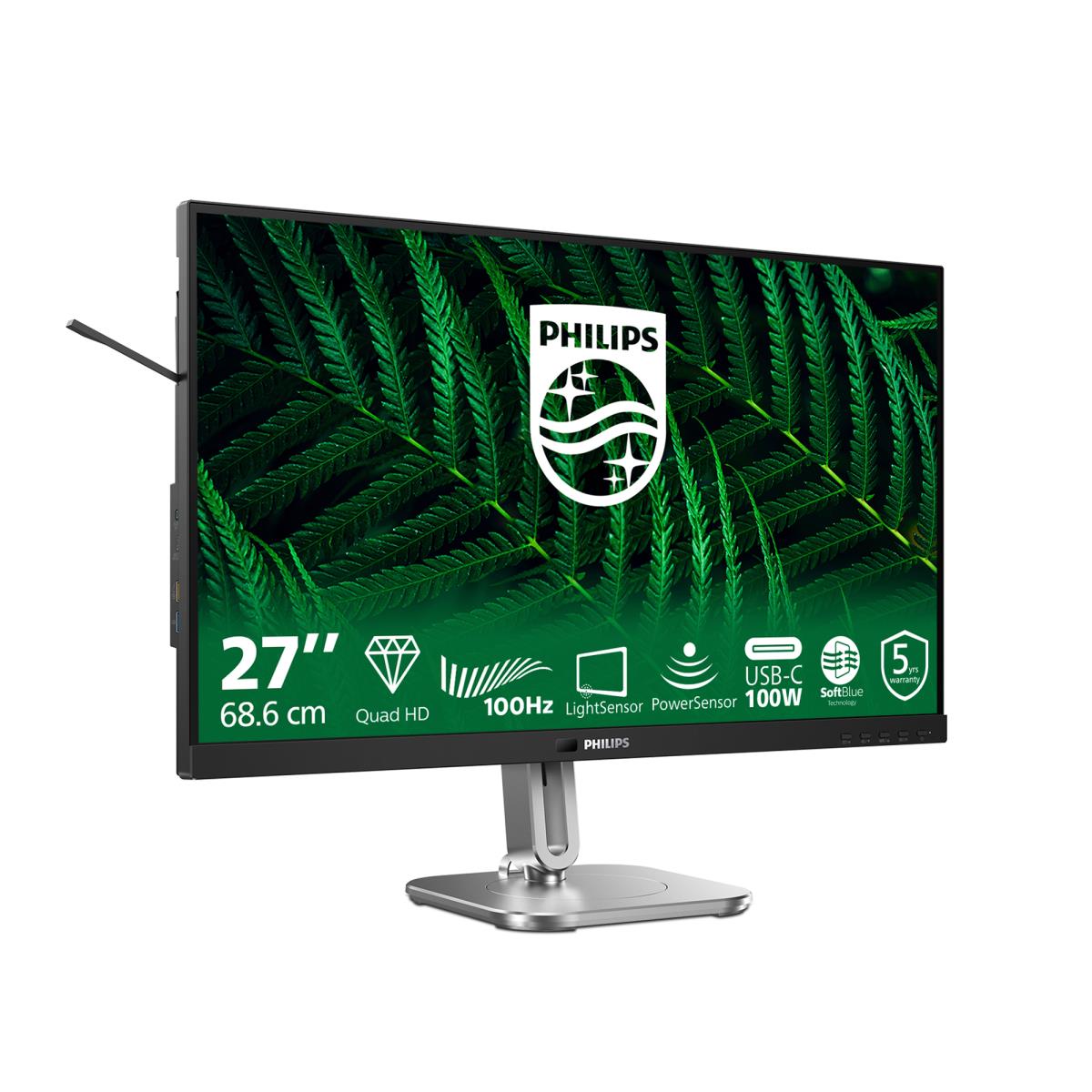 PHILIPS Desktop USB-c Monitor - 27b2g5601 - 27in - IPS Qhd Powersensor