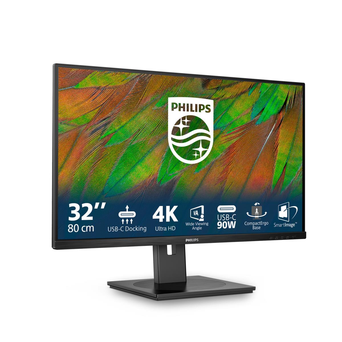 PHILIPS Desktop USB-c Monitor - 32b1u3900 - 32in - 3840 X 2160 (4k Uhd)
