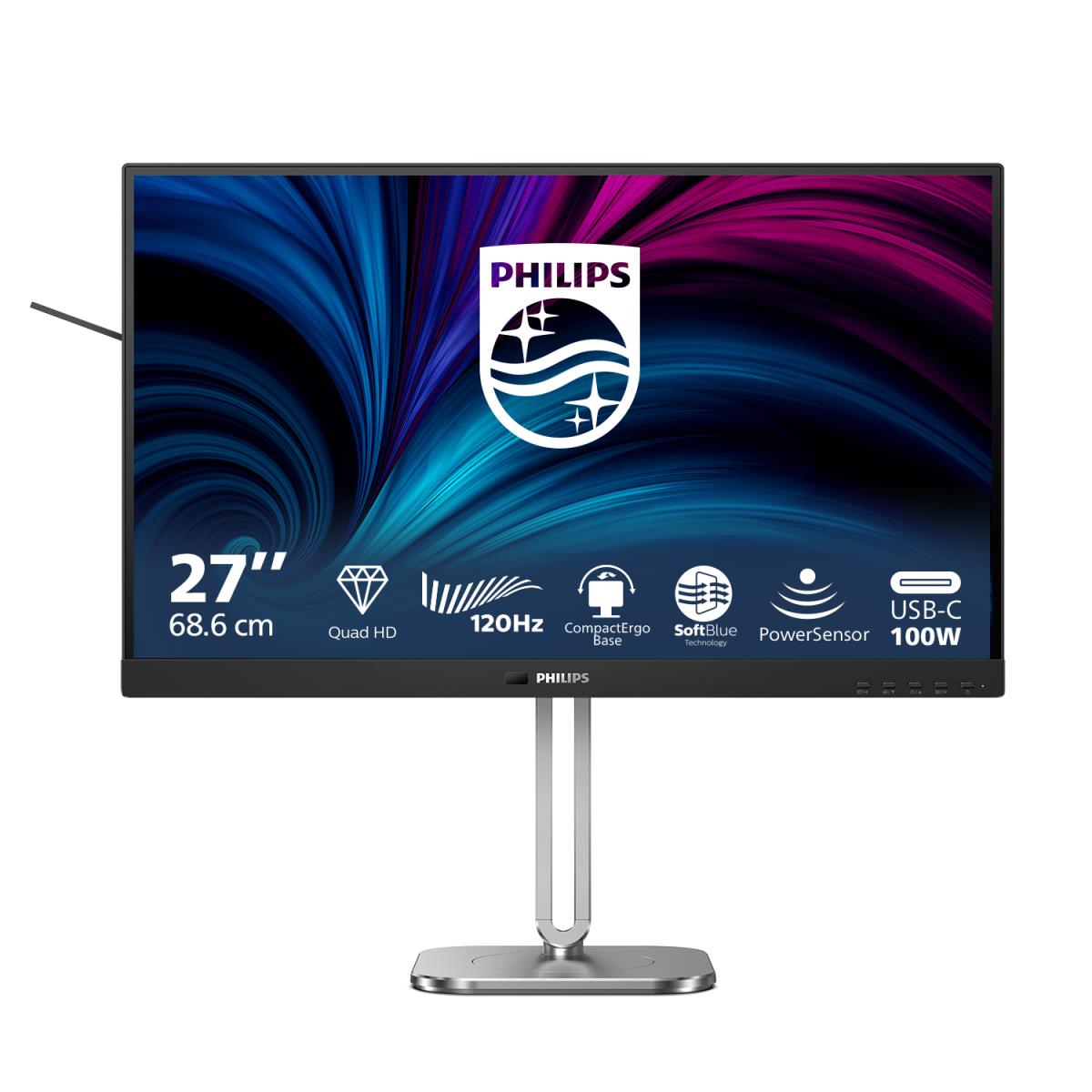 PHILIPS Desktop Monitor - 27b2u4601 - 27in - 2560x1440