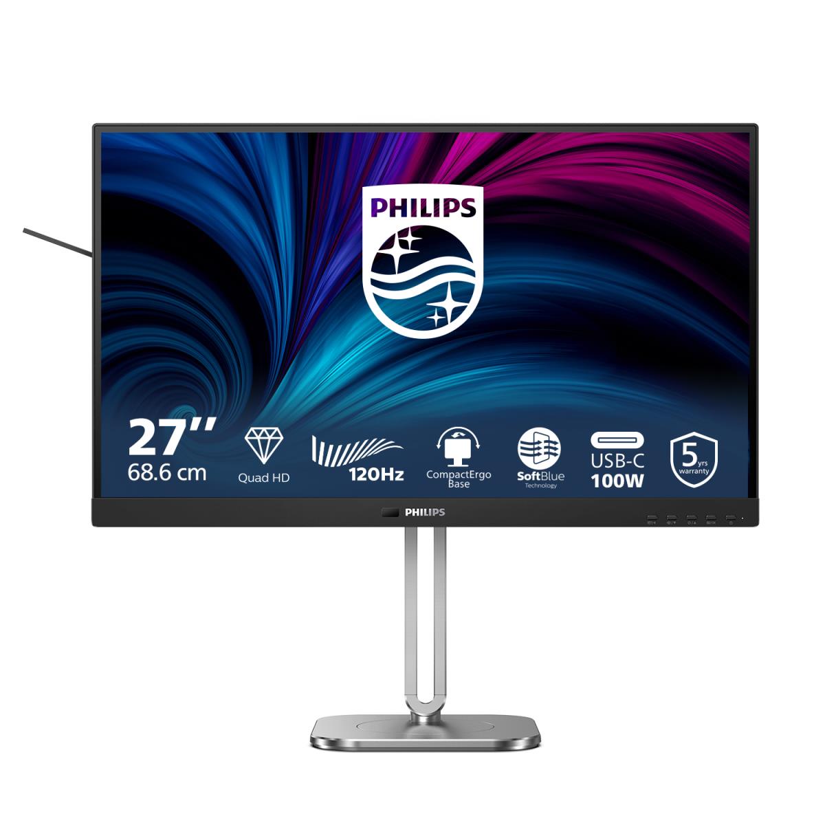 PHILIPS Desktop Monitor - 27b2u4601 - 27in - 2560x1440
