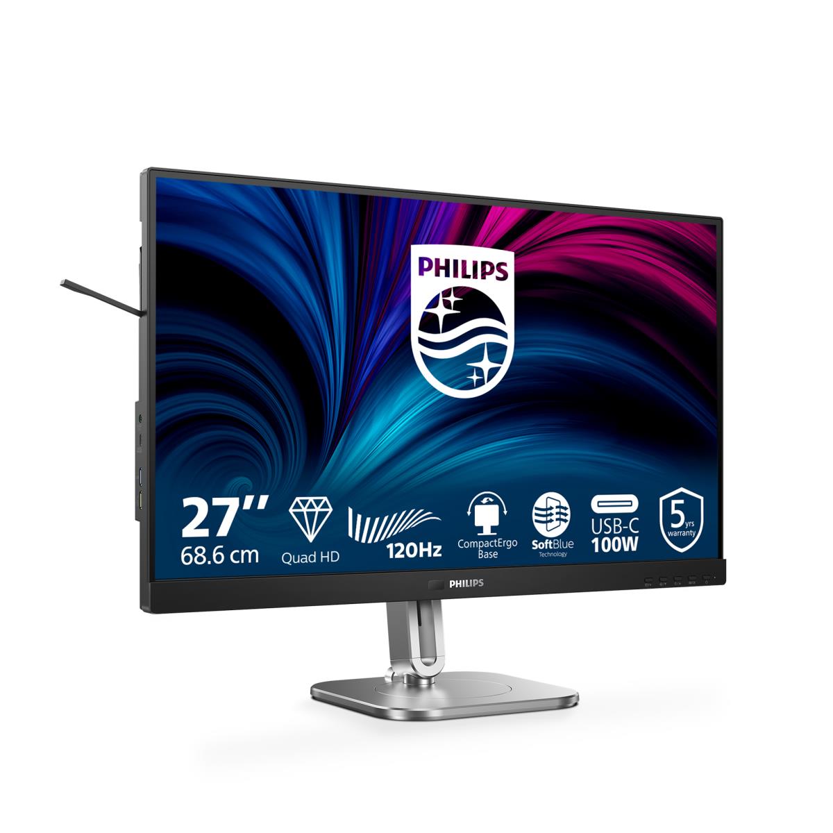 PHILIPS Desktop Monitor - 27b2u4601 - 27in - 2560x1440