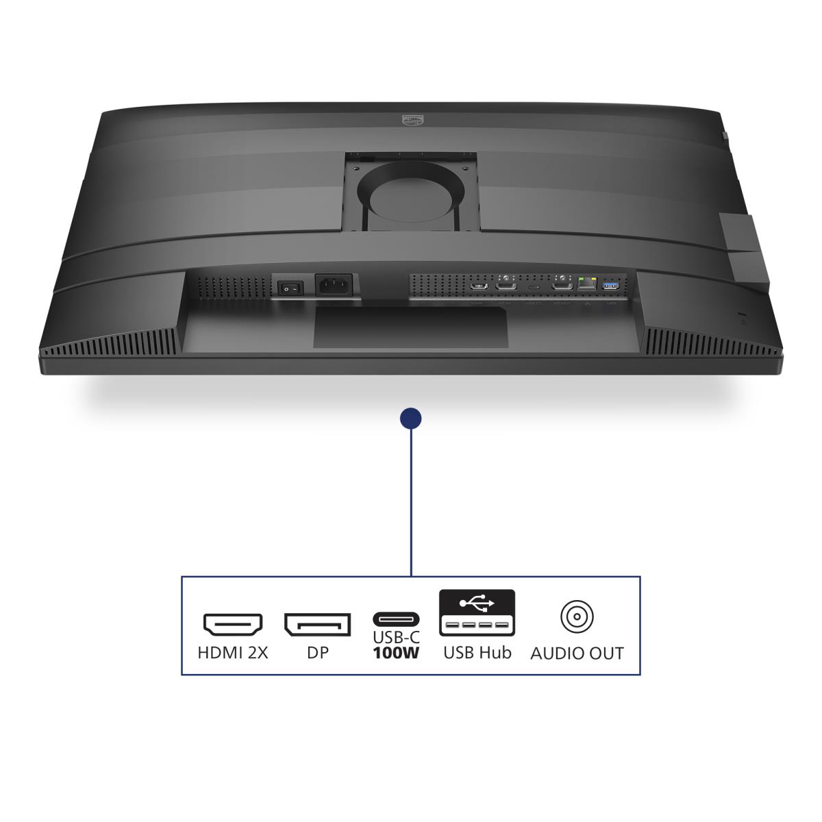 PHILIPS Desktop Monitor - 27b2u4601 - 27in - 2560x1440