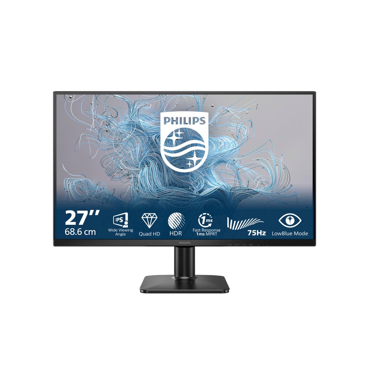PHILIPS Desktop Monitor - 27e2n1500l - 27in 2560 X 1440 (quad Hd)