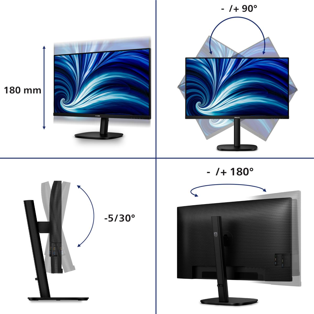 PHILIPS Desktop Monitor - 32b2n3500 - 32in - 2560x1440