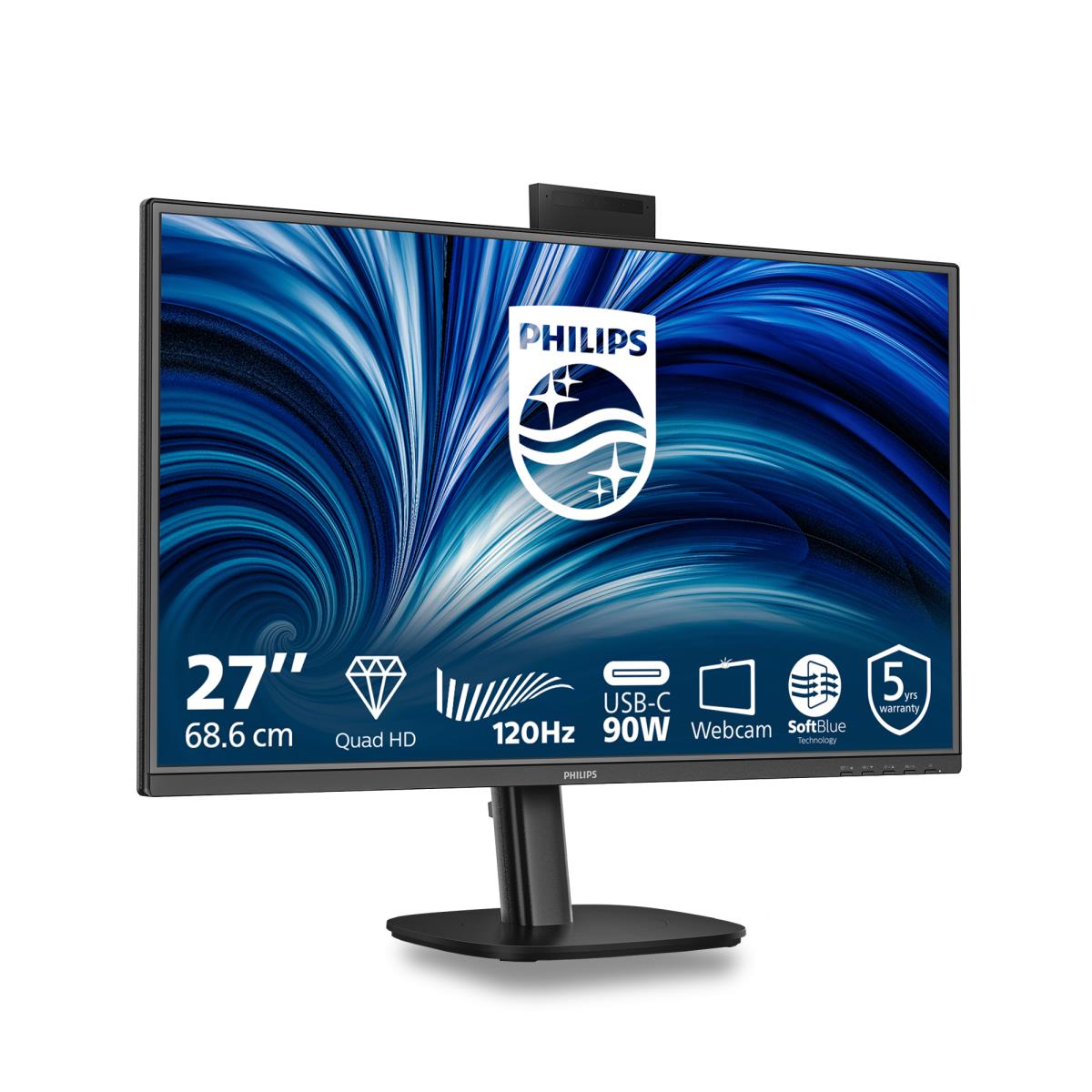 PHILIPS Desktop USB-c Monitor - 27b2u3601h - 27in - 2560 X 1440 (quad Hd)